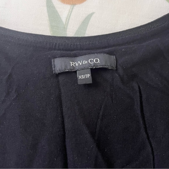 RW&CO Black Sleeveless Top Women XS - Picture 7 of 11